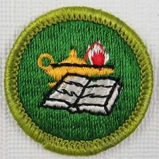 Reading Current Plastic Back Merit Badge [MB-169]