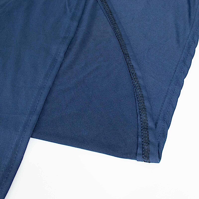 6 ft NAVY BLUE Wavy Rectangular Fitted Tablecloth Premium Spandex TABLE COVER eBay