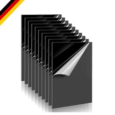 10er Schwarz Acrylglas Kunststoffplatten10x15cm, 2mm Acrylplatten, Acrylglas ...