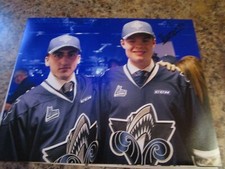 ISAAC BELLIVEAU SIGNED 8X10 MATTE PHOTO RIMOUSKI OCEANIC (B)
