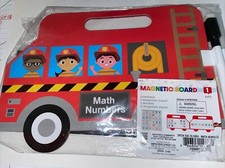 Fire Truck Magnetic Board MATH NUMBERS  New Sealed