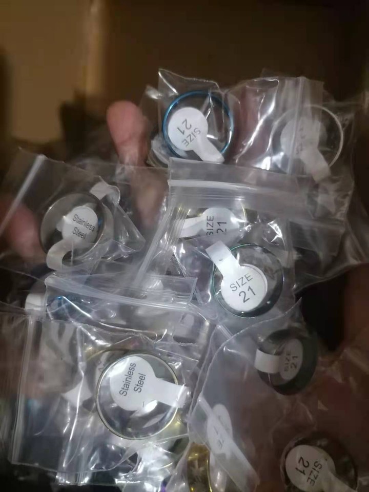 US 50pcs Stainless Steel rings Wholesale Men Women Fashion Jewelry lot