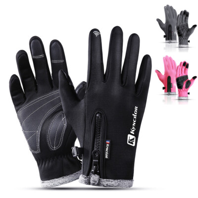 Touchscreen Warm Running Gloves Anti Slip Men's and Women's Cool Weather Gloves