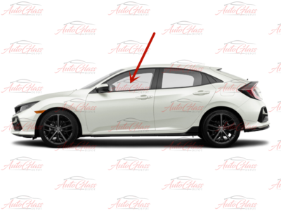 Fit 17-21 Honda Civic w/Power/Heat/Signal Side Door Mirror Glass Driver