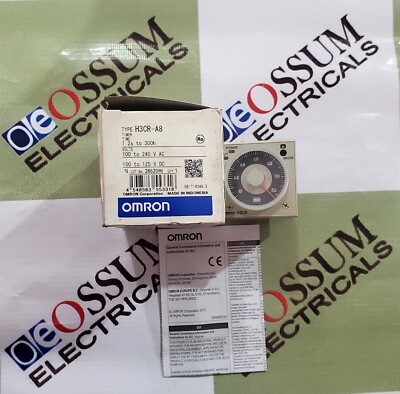 Timer Multifunzione Omron H3CR-A8 Originale 100-240VAC - Nuovo E Veloce