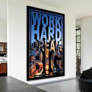 Leinwand Bilder Motivation Zitate Wandbilder Erfolg Buro Arbeit Kunstdruck Deko Ebay