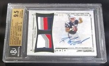 TRUE #1/1 BGS 9.5 10 Autograph Rc Jersey Patch Jimmy Garoppolo Auto 2014 Rookie