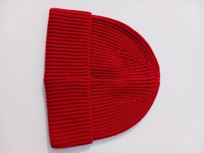 Paris Eiffel Tower Rib Red Beanie Hat Karl Lagerfeld NWOT | eBay display picture 1
