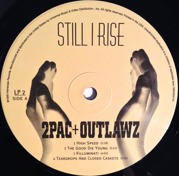 (LP)2pac+Outlawz (レコード)Still I Rise 2Pac + Outlawz / Still I Rise 1999 US Original 2LP Interscope