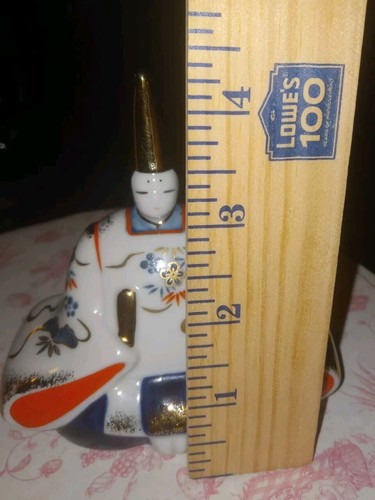 Vintage Japanese Porcelain Hina Doll Tachibina Prince Girl's Day Festival - Picture 15 of 16