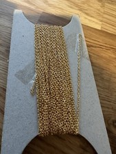 Gold Plated Trace Chain, 10m Length, Jewellery Making, Bulk Buy Chain, Crafts