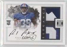 2016 Panini Impeccable Helmet & Nameplate 1/15 Paul Perkins #184 Auto xr1