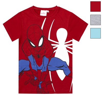 Marvel Spiderman T-Shirt aus 100% Baumwolle Kinder 3-8 Jahre 1830