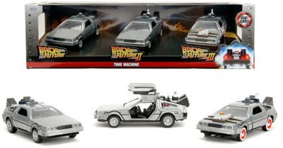 Jada Toys - 1:32 Back to the Future - Hollywood Rides - Time Machine 3 Pack [New