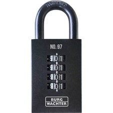 Burg Wächter Padlock 50mm Solid 4-Digit Numeric Lock