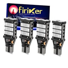 4PCS Brilliant 921 T15 912 W16W LED Brake Lights, Error Free 45SMD-4014 Red