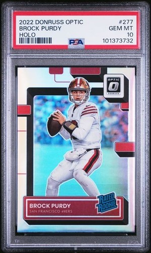 Brock Purdy [Holo] #277 2022 Panini Donruss Optic card