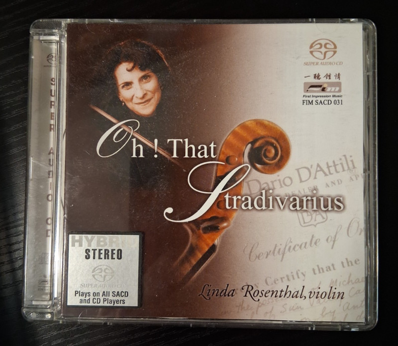 Linda Rosenthal Oh! That Stradivarius SACD First Impression Music FIM SACD 031