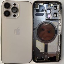 Original Pulled iPhone 13 Pro Rear Housing Assembly Gold OEM Grade A Replaceme