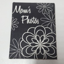 Mom's Photos Photo Album Black  White Holds 24 4"x 6" Photos by Recollections