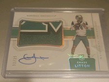 chase litton signed card autographed rpa rookie national treasures marshall /25. rookie card picture