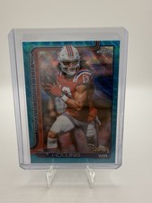 2025 Topps Chrome Patriots Mack Hollins Aqua Wave Refractor /199