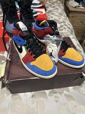 Jordan Air Jordan 1 Mid Blue The Great Fearless 2019 Multicolor