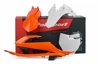 Polisport Plastikkit Passt An KTM SX 65 16-23 Gasgas MC 65 21-23 Orange/Weiß