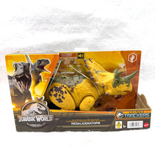2022 Mattel Jurassic World Dino Trackers Wild Roar Regaliceratops Dinosaur