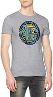 Cressi Herren Surf Rider T-Shirt Kurzarm Sommershirt, Grau, S