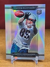 2010 Topps Platinum AARON HERNANDEZ Refractor /999 RC ROOKIE PATRIOTS #69