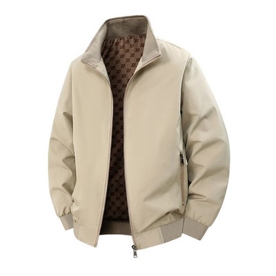 Spring Men Casual Business Jacket Man Formal Outdoor Stand Collar Jackets Men Mu