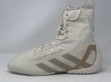 NEW Adidas Boxing Speedex 23 High Top Men's Shoes Off White/Beige JH8822