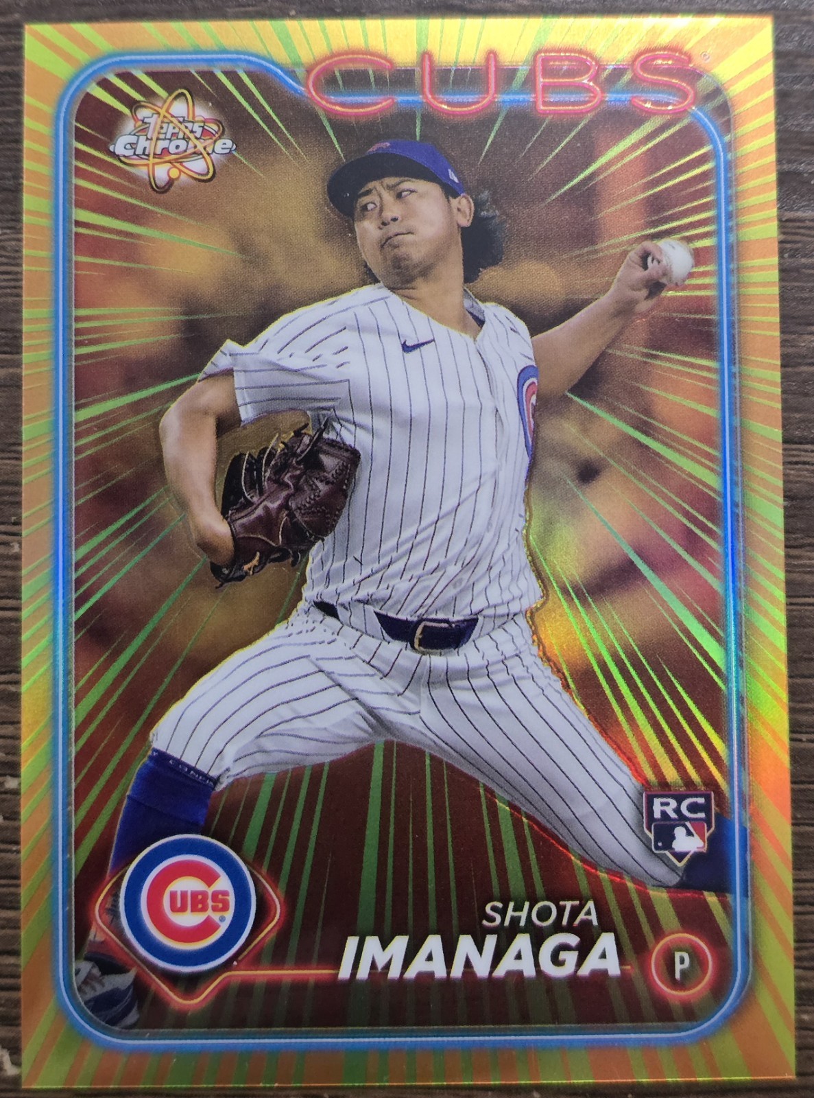 2024 Topps Chrome Update Series - Radiating Rookies Shota Imanaga #RR-24 (RC)