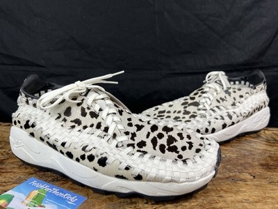 Nike Air Footscape Woven White Cow Print Women's Multiple Sizes FB1959-102