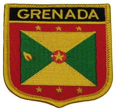 Grenada Country Embroidered Iron On Patch FPS-096
