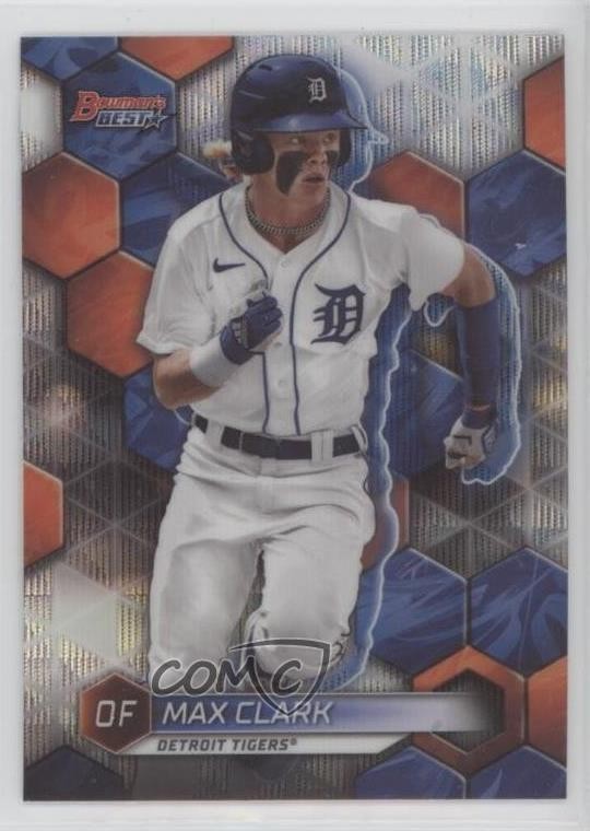2023 Bowman's Best Top Prospects Wave Refractor Max Clark #TP-23 00ht