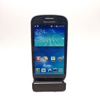 Samsung Galaxy S3 mini G730A Smartphone (AT&T Unlocked) - 8GB Blue - READ #3498