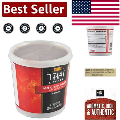 35 oz Thai Red Curry Paste - Gluten-Free &  for Bold Culinary Creations