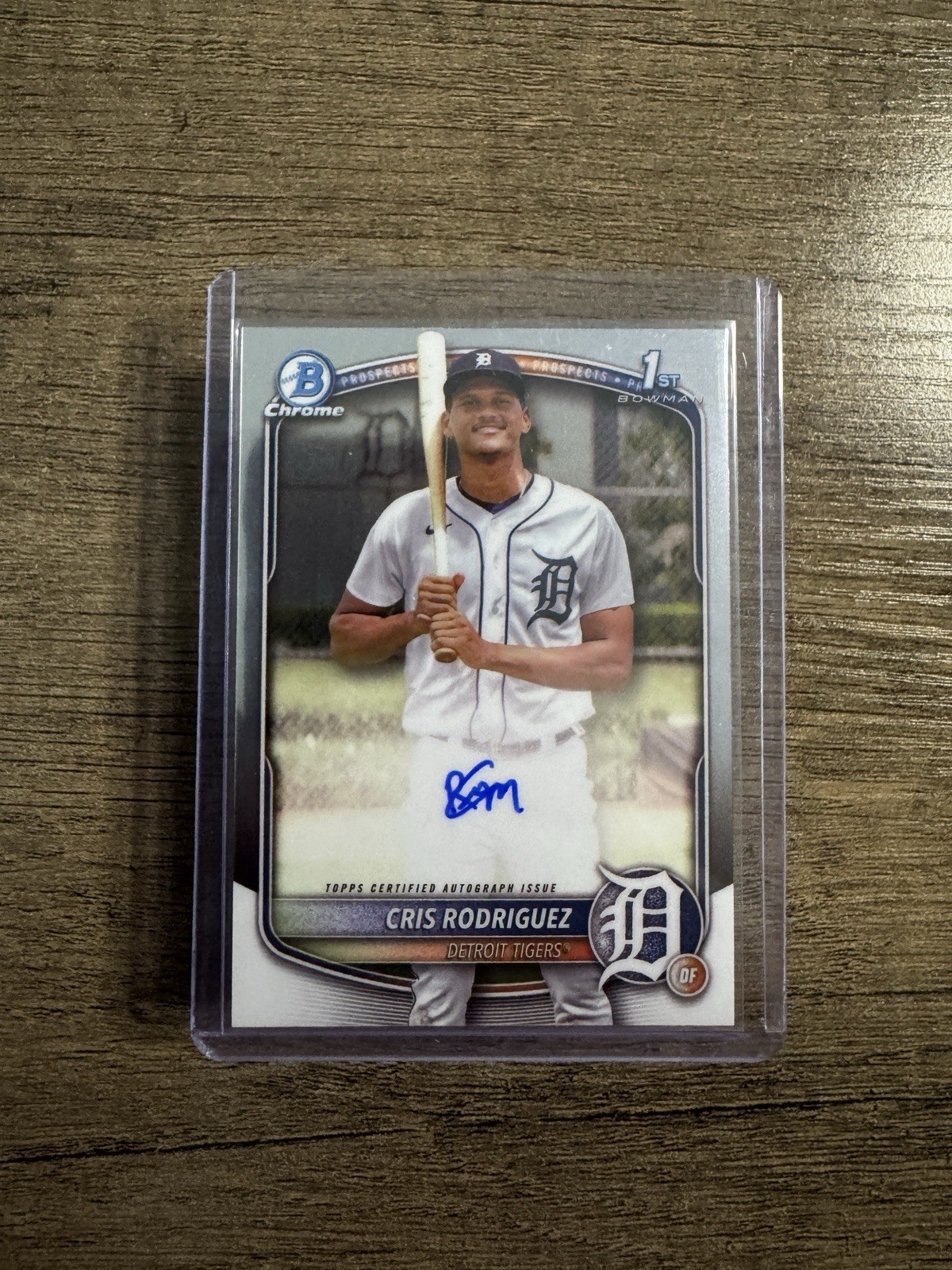 2025 Bowman Chrome Cris Rodriguez 1st Bowman Auto #CPA-CR Tigers
