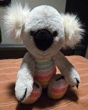 FAO Schwarz Dreamies Rainbow Koala Bear Gold Ears Plush 16" Stuffed Toy Plush