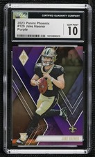 2023 Panini Phoenix Rookies Purple 116/125 Jake Haener #120 CGC 10 Gem Mint 11ng