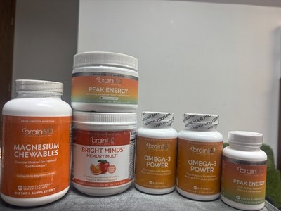 Brain MD Bundle - Omege 3 - Peak Energy - Magnesium - Memory Multi
