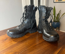 Propper Combat Tactical 8" Side Zip Black Boots Series 100 F4507 Mens 8/Women 10