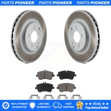 Front Coated Brake Rotor Ceramic Pad Kit For Mercedes-Benz C240 CLK350 C320 C280