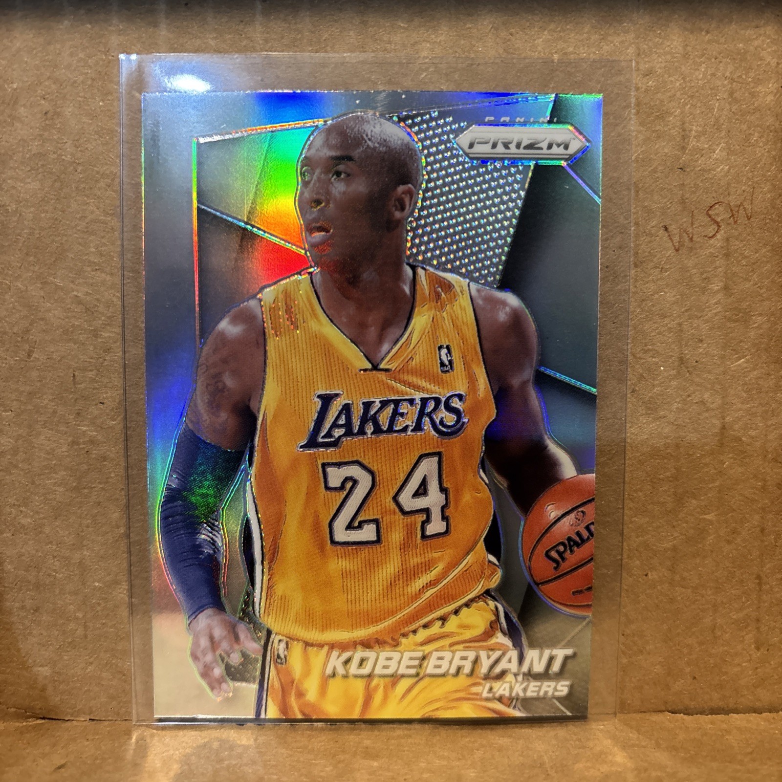 2014 PANINI PRIZM 136 KOBE BRYANT SILVER PRIZM