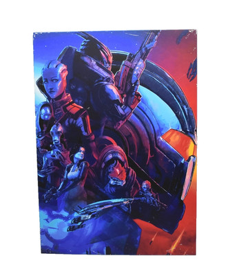 Displate Mass Effect Magnetic Metal Poster Matte Wall Art 26.6'' x 18.9''