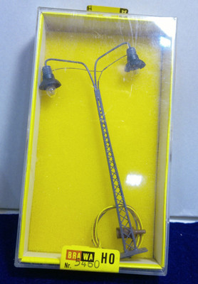 Vintage Brawa 5460 Two Arm Lattice Mast Light - NEW in Opened Box