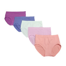 Carole Hochman Womens Set of 5 Panties Underwear Medium Size Multicolor