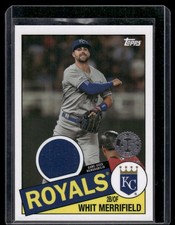 2020 Topps #85R-WM Whit Merrifield 1985 Topps Baseball 35th Anniversary Relics